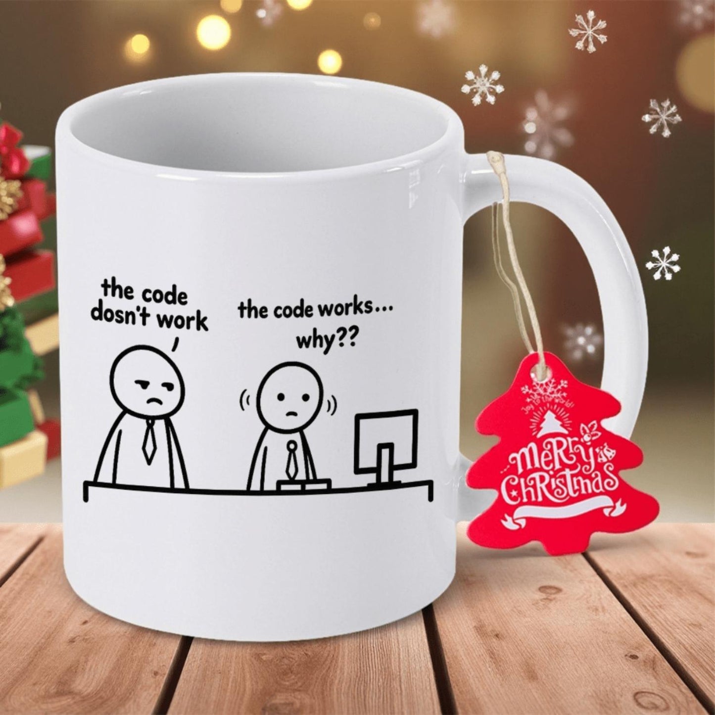 Ceramic Computer Character Coffee Mug with Iconic Cup Design - Non-Slip Tea/Cocoa Cup