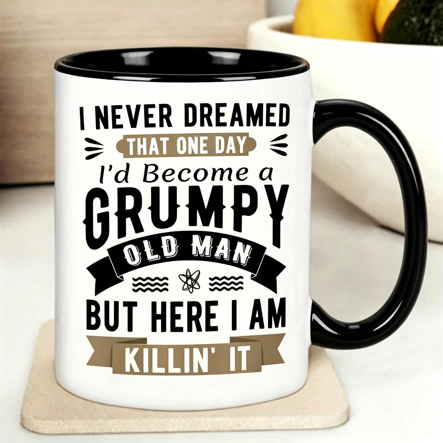 This mug perfectly sums up my retirement vibe No need to guess if I’m the grumpy old man… just read the mug