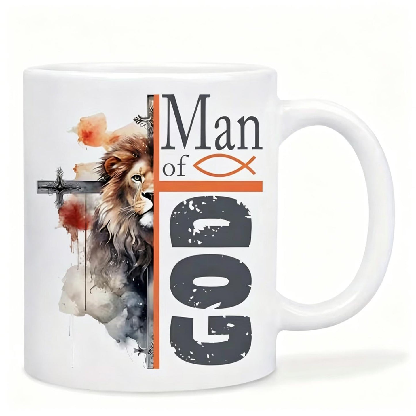 Man Of God 11 oz Mug Sublimation Design PNG File, Man of God 11 & Oz Mug Wrap, Religious Bible Verse 11oz Mug, Christian Mug Wrap