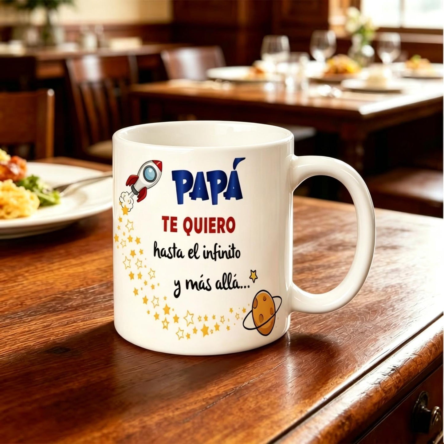Fashionable Daddy I Love You Forever Ceramic Coffee Mug - Perfect Father's Day