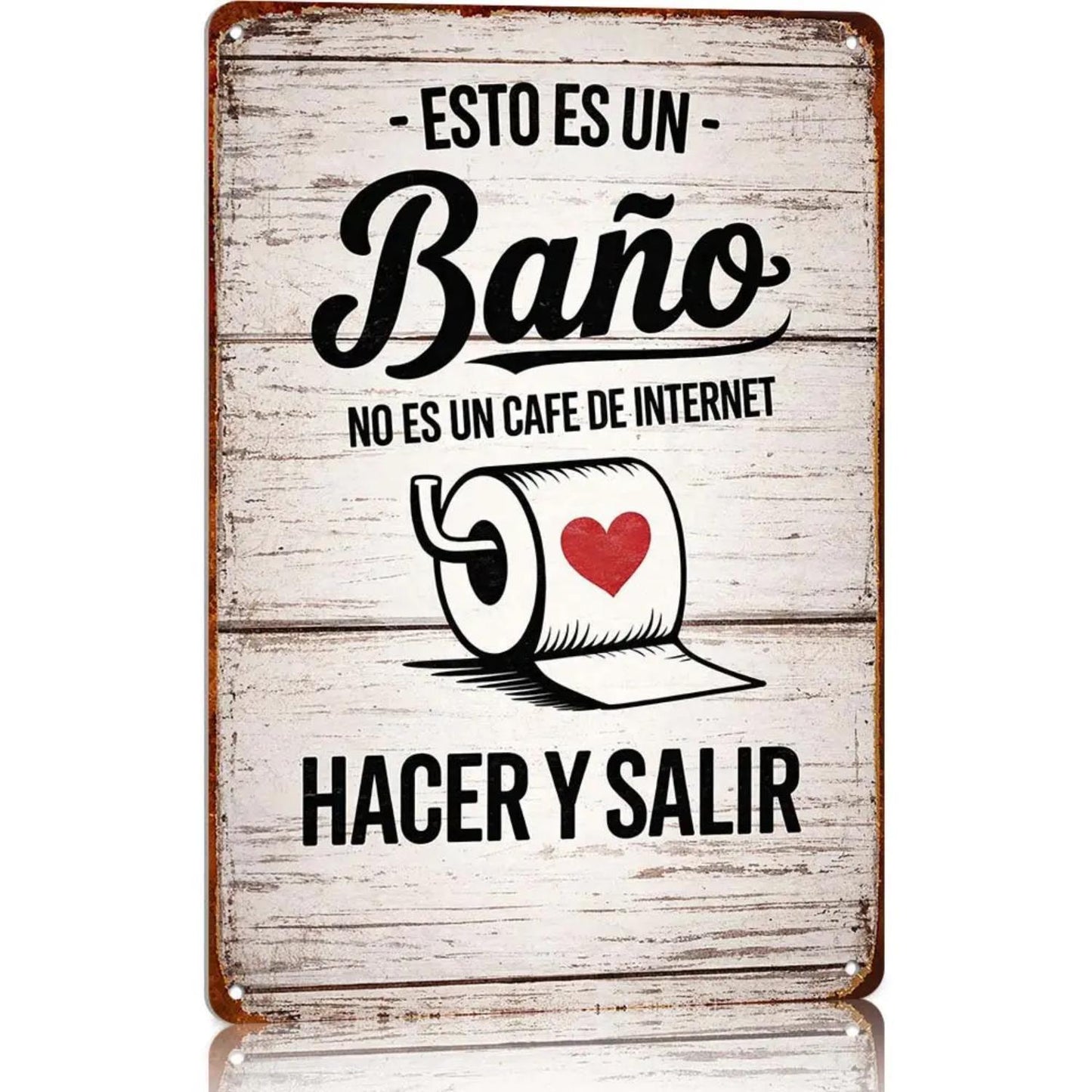 Retro Metal Toilet Sign - 8x12 In Humorous Toilet Paper Design Aluminum-Based Iron Wall Hanging, Easy To Hang, No Electricity, Country-Inspired Adorable Home Decor, Decorating My Apartment Plaques & Signs, Country-Inspired Home Signs