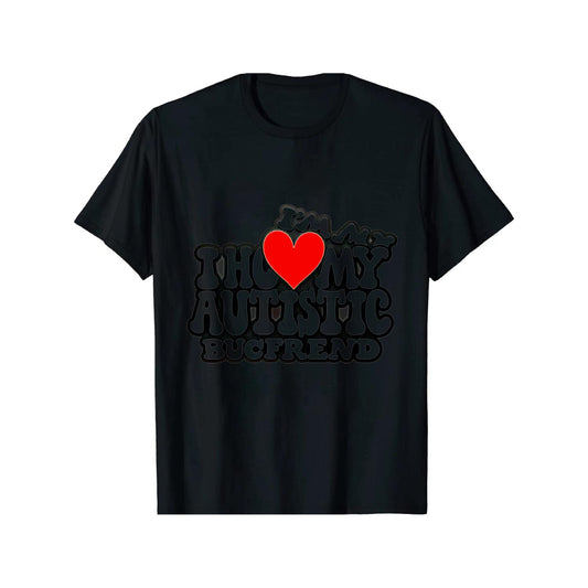 I Love My Passionate Autism Spectrum Partner T Shirt