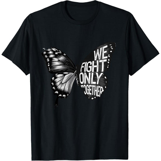 United We Battle Skin Cancer Melanoma Awareness T-Shirt