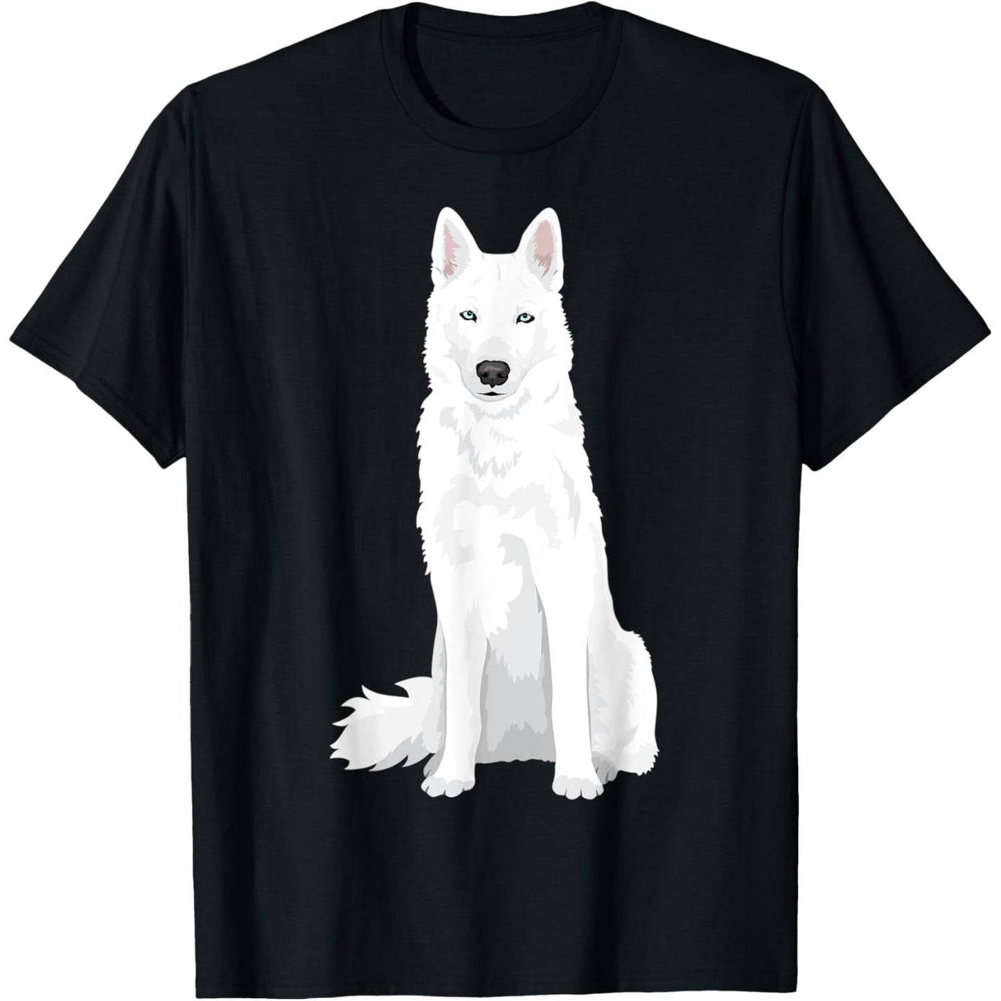 Adorable White Siberian Husky Sweet White Snow Dog TShirt