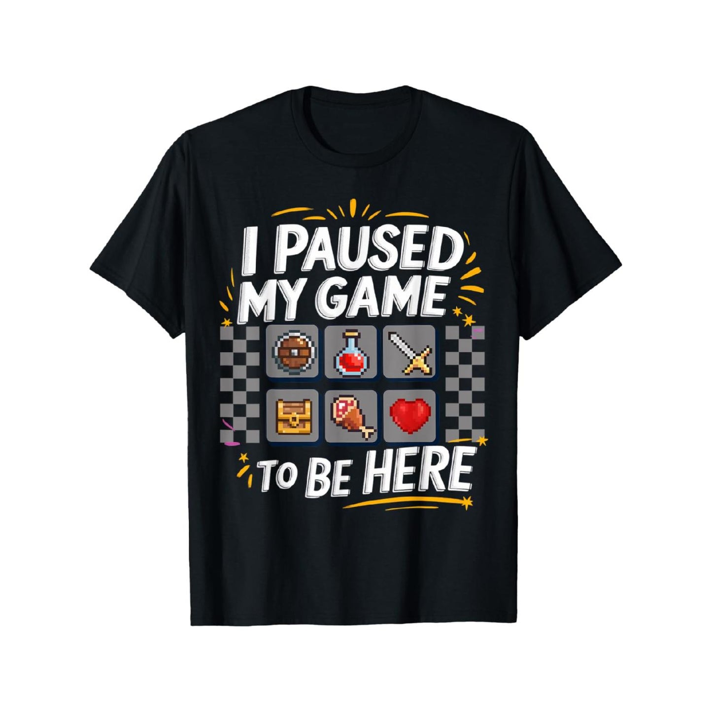 Hilarious I Paused My Game To Be Here Video Gamer Gaming Boys T Shirt