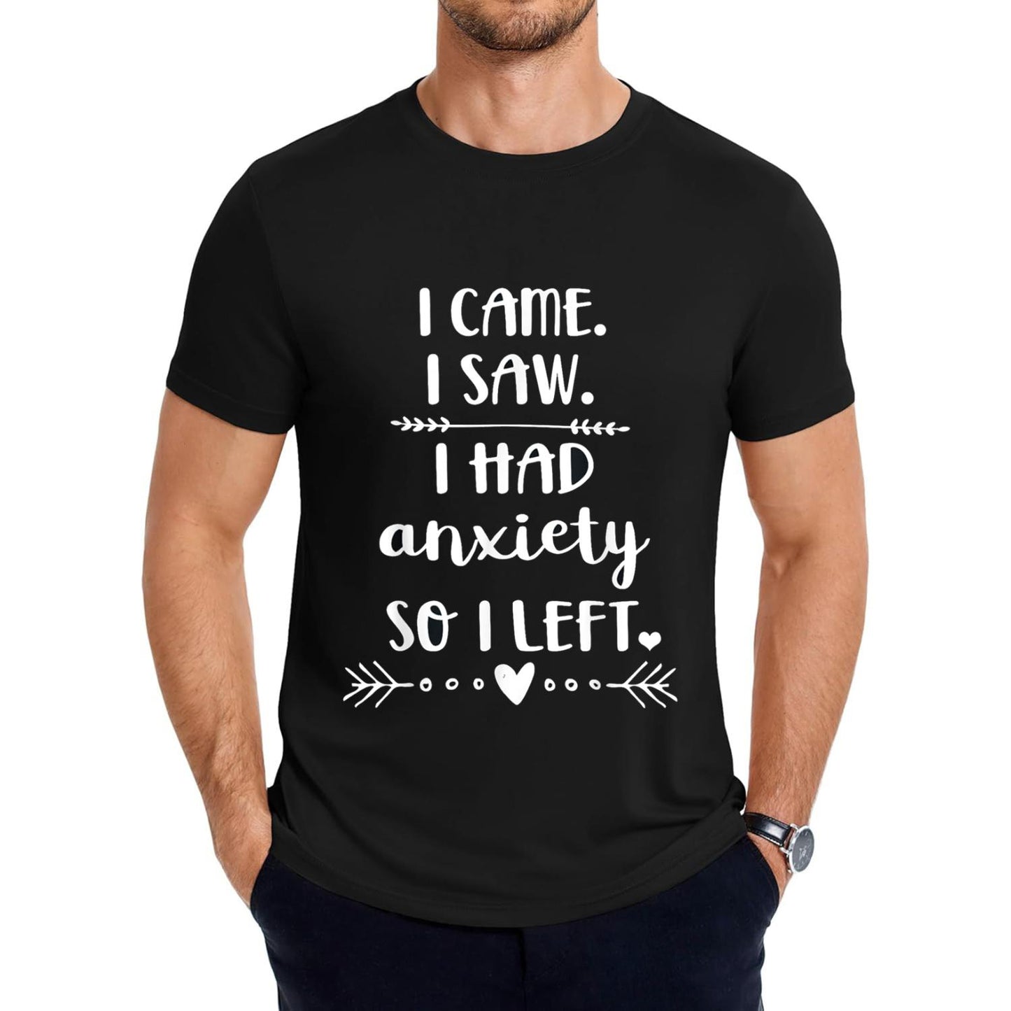 Encountered Anxiety Upon Arrival So I Departed T Shirt