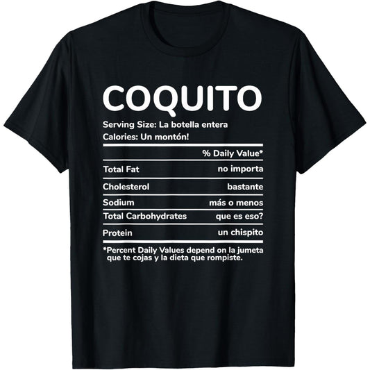 Funny Boricua Coquito Facts TShirt