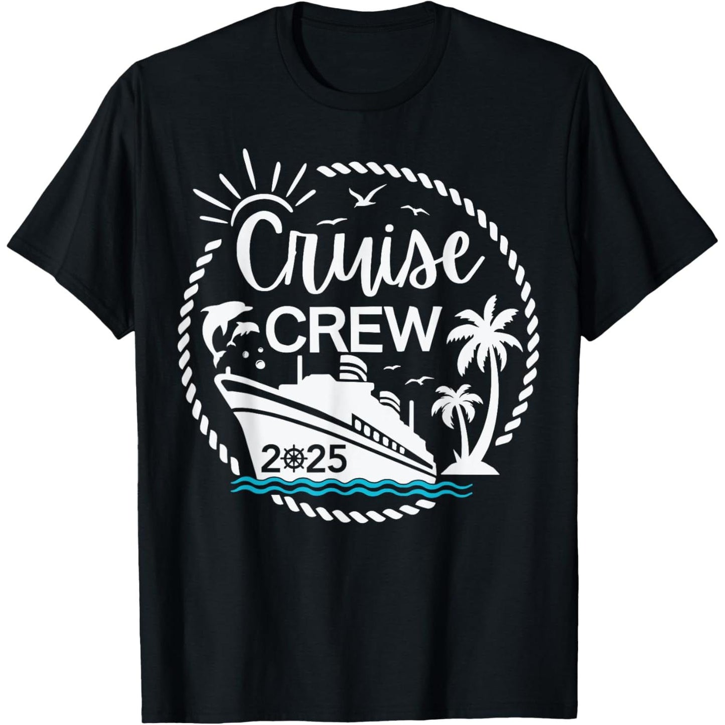 Family Friends Vacation Matching TShirt for Cruise Crew 2025 Sailing