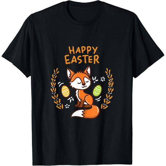 Celebrate Easter with a Joyful Fox Shirt Perfect Gift for Children