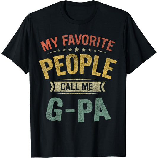 Cherished Individuals Call Me Gpa Humorous Father's Day T Shirt