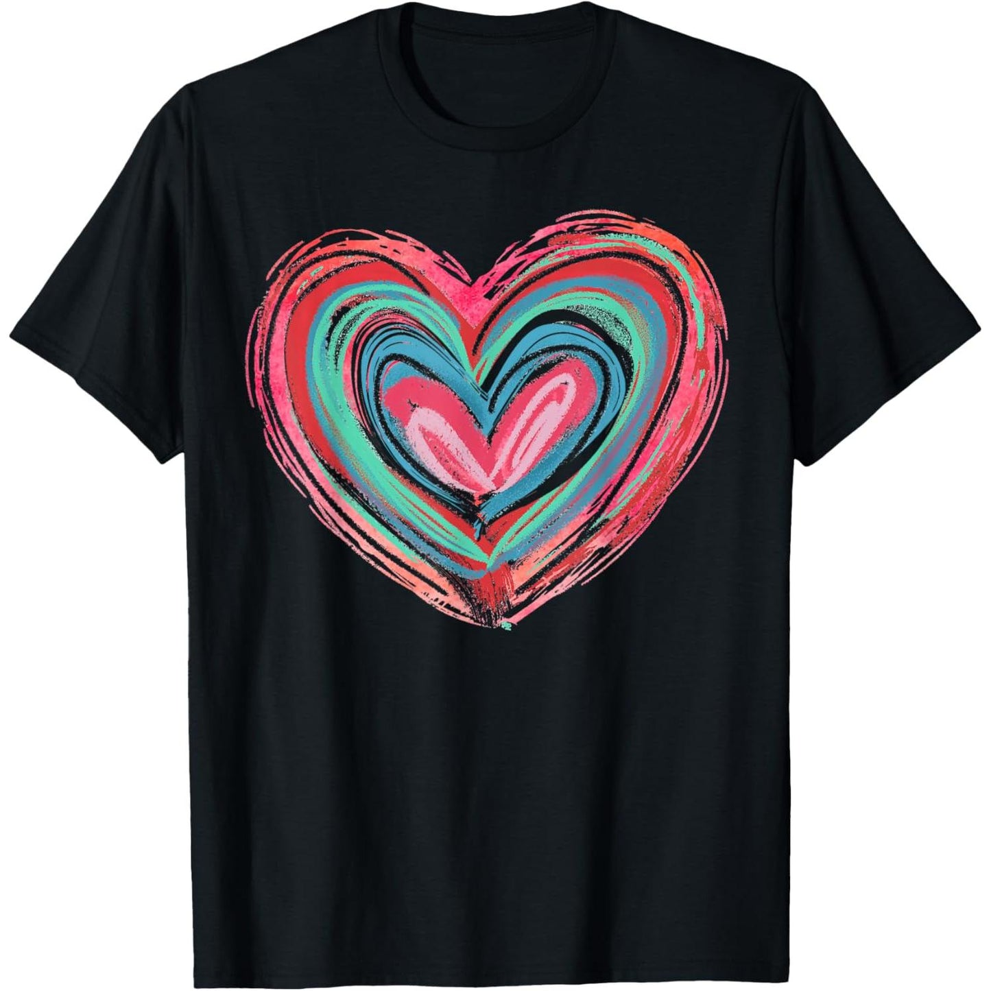 Enjoyable Unique HeartShaped TShirt