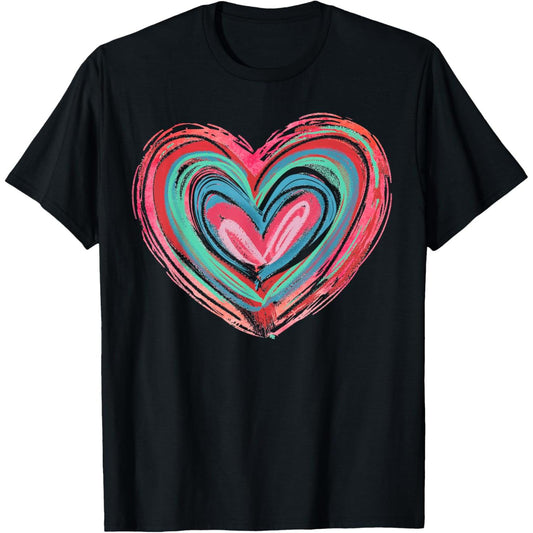 Enjoyable Unique HeartShaped TShirt