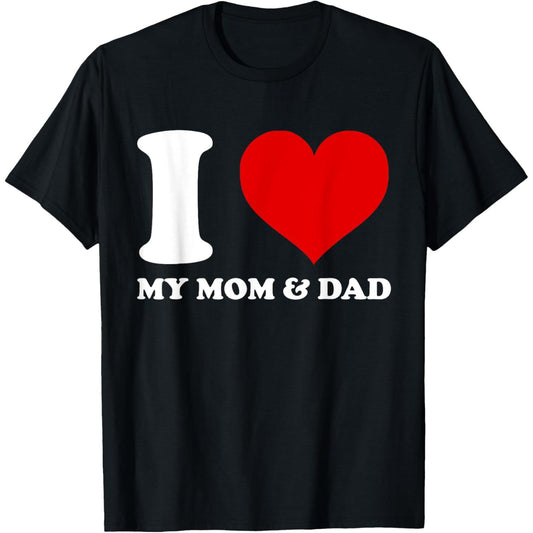Express Your Love for Your Parents With Heartwarming Mom and Dad T Shirt