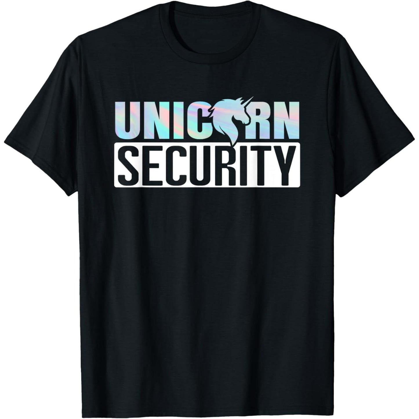 Halloween Costume T Shirt Featuring Dad Mom Daughter and Adult Unicorn Security