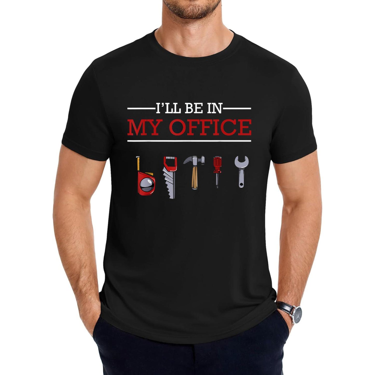 Funny Handyman Office Worker T-Shirt Unique Woodworking Gift Idea