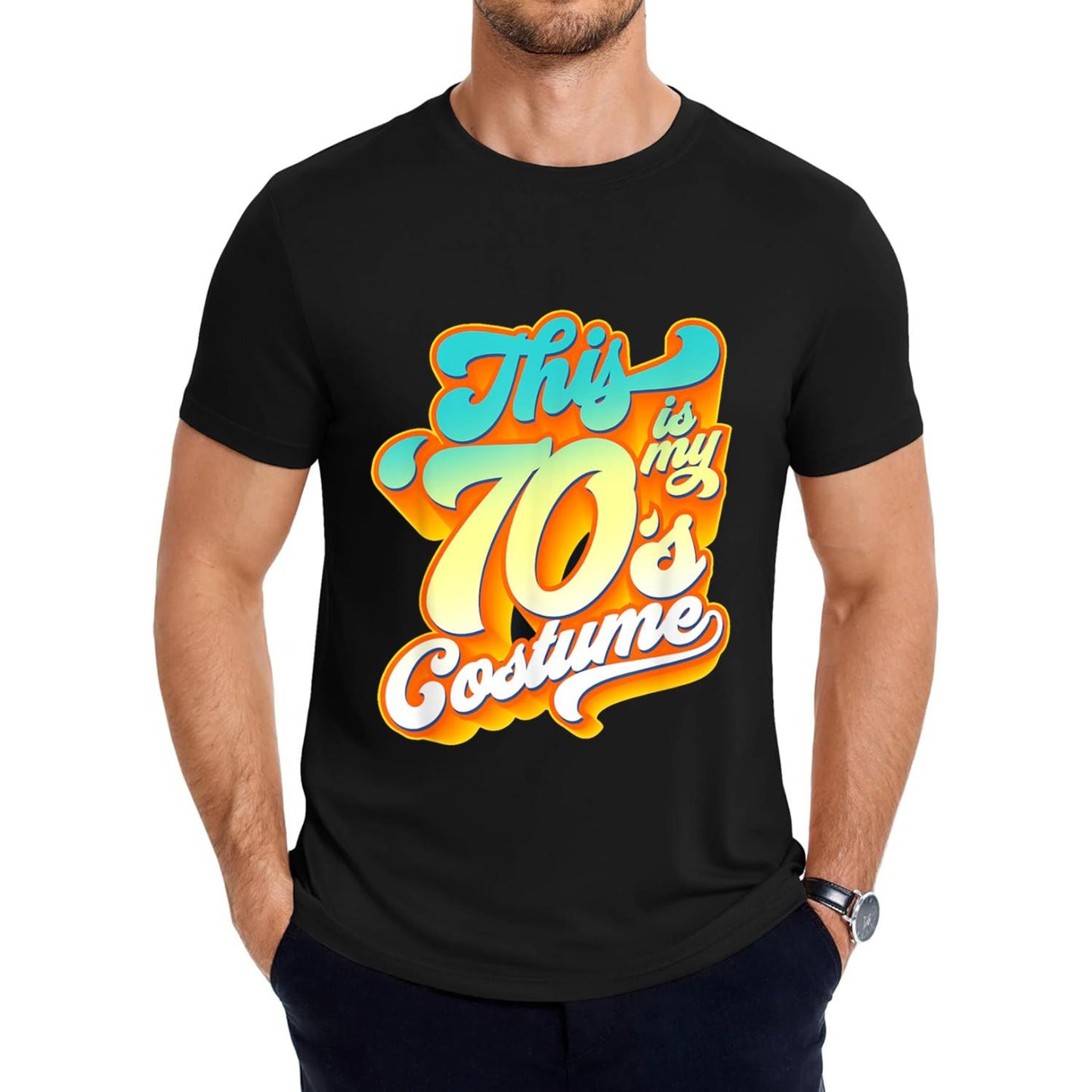 Vintage Retro Style 1970s TShirt Unique Costume Collection