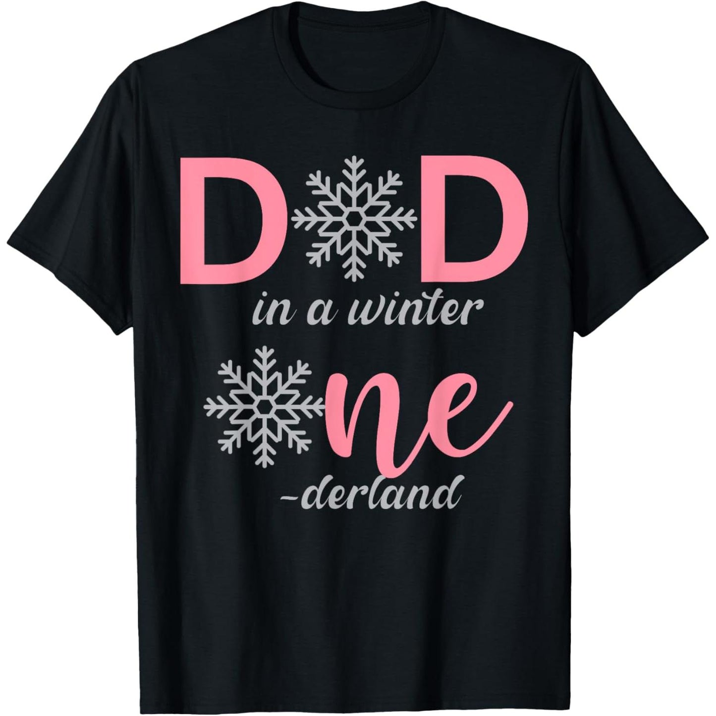 Celebrating Baby Girls First Winter Onederland Birthday T-Shirt