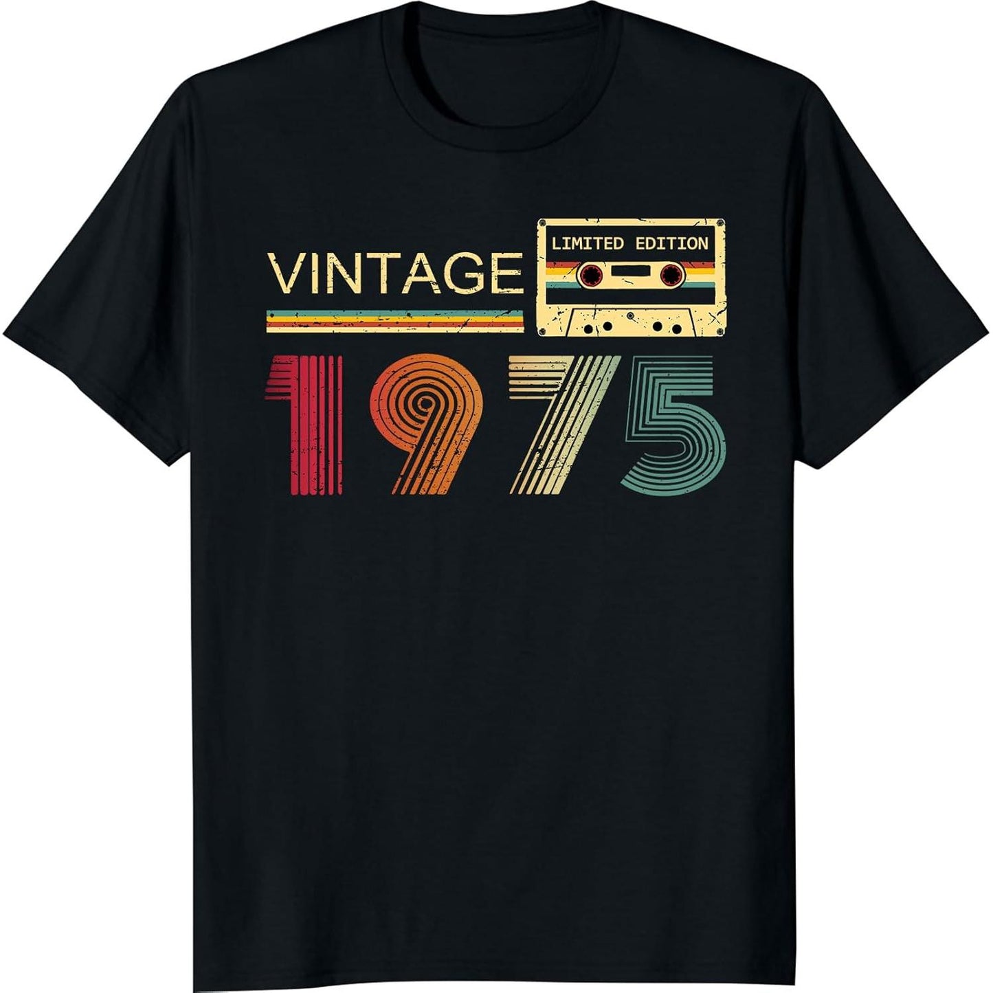 Vintage 1975 T Shirt for Men 50th Birthday Gift for Dad Father Husband Friend