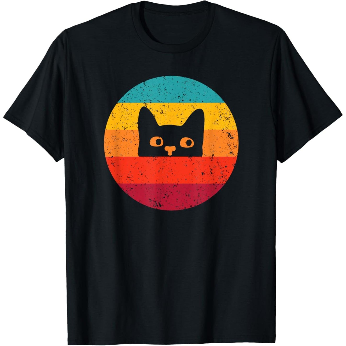 Hilarious Cat Gift Retro Vintage Style TShirt