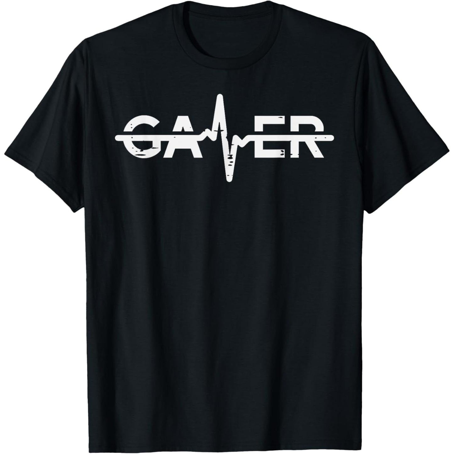 Humorous Gaming Heartbeat T-Shirt for Men Boys Kids Teens Youth