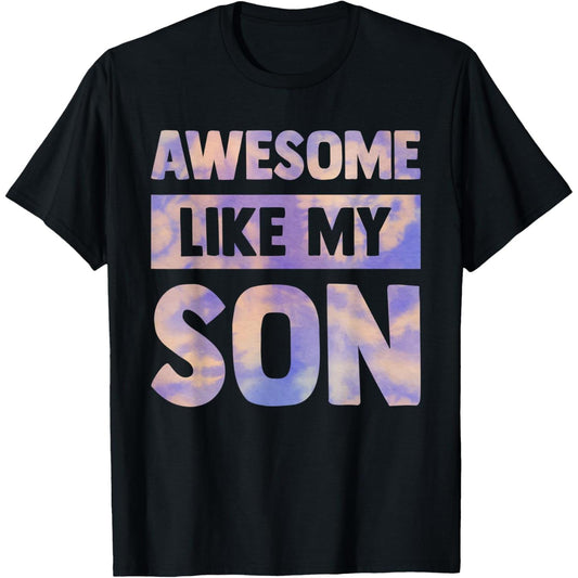 Matching Family T-Shirt for Fathers Day with Kid and Son Design