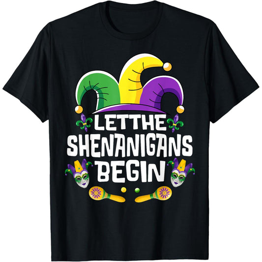 Get Ready for Mardi Gras Fun Kids Men Women T Shirt