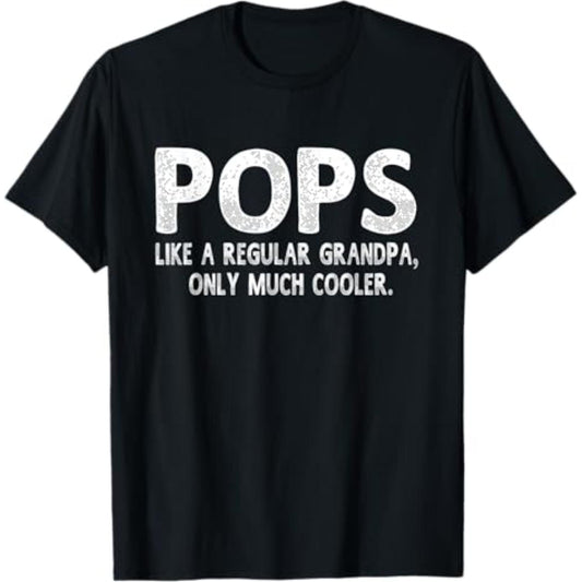 Humorous Grandpa Pops Definition Fathers Day Gift T shirt