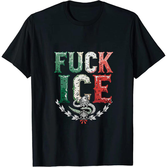Expressing Anti Immigration Enforcement Sentiment Through Bold Mexico Flag T Shirt