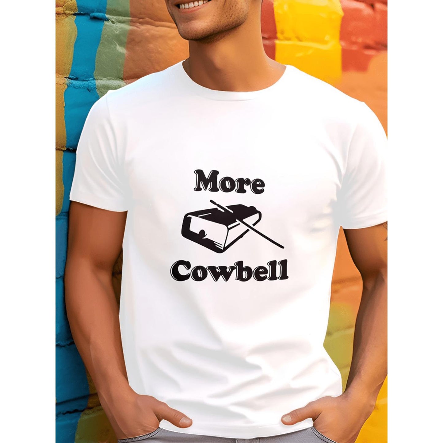 Comfortable and Breathable Men's Short Sleeve T Shirt Top for Casual Sport Style in Summer Spring and Fall