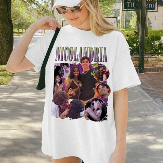 Nicolandria Love Island USA T Shirt Unisex Gift for Fans 2025 Merch Cotton Tee