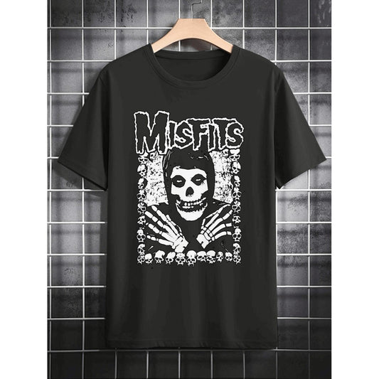 Humorous Men's Graphic T Shirt Stylish Summer Short Sleeve Vintage Black Graphic Tee Ideal Gift for Men