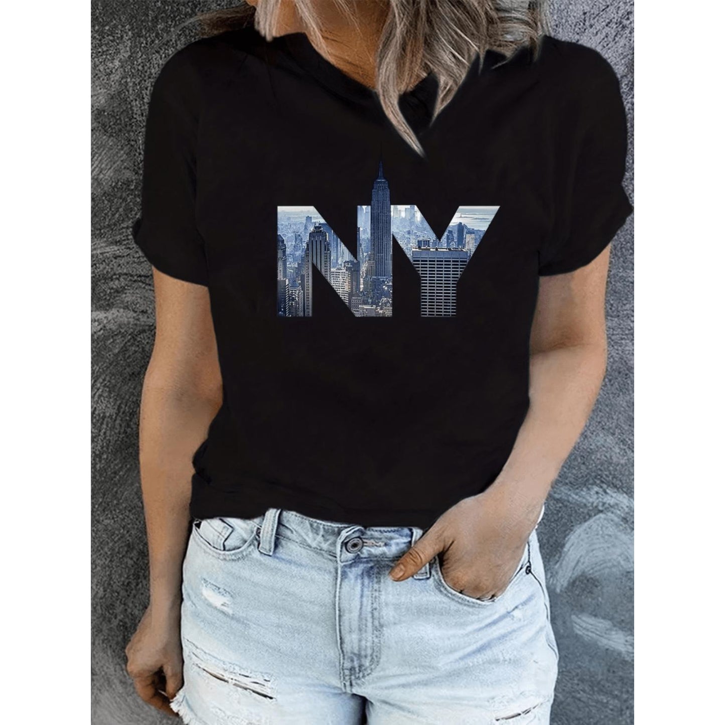 Summer Casual Streetwear Women's Printed T Shirt Featuring Soft Comfortable Fabric