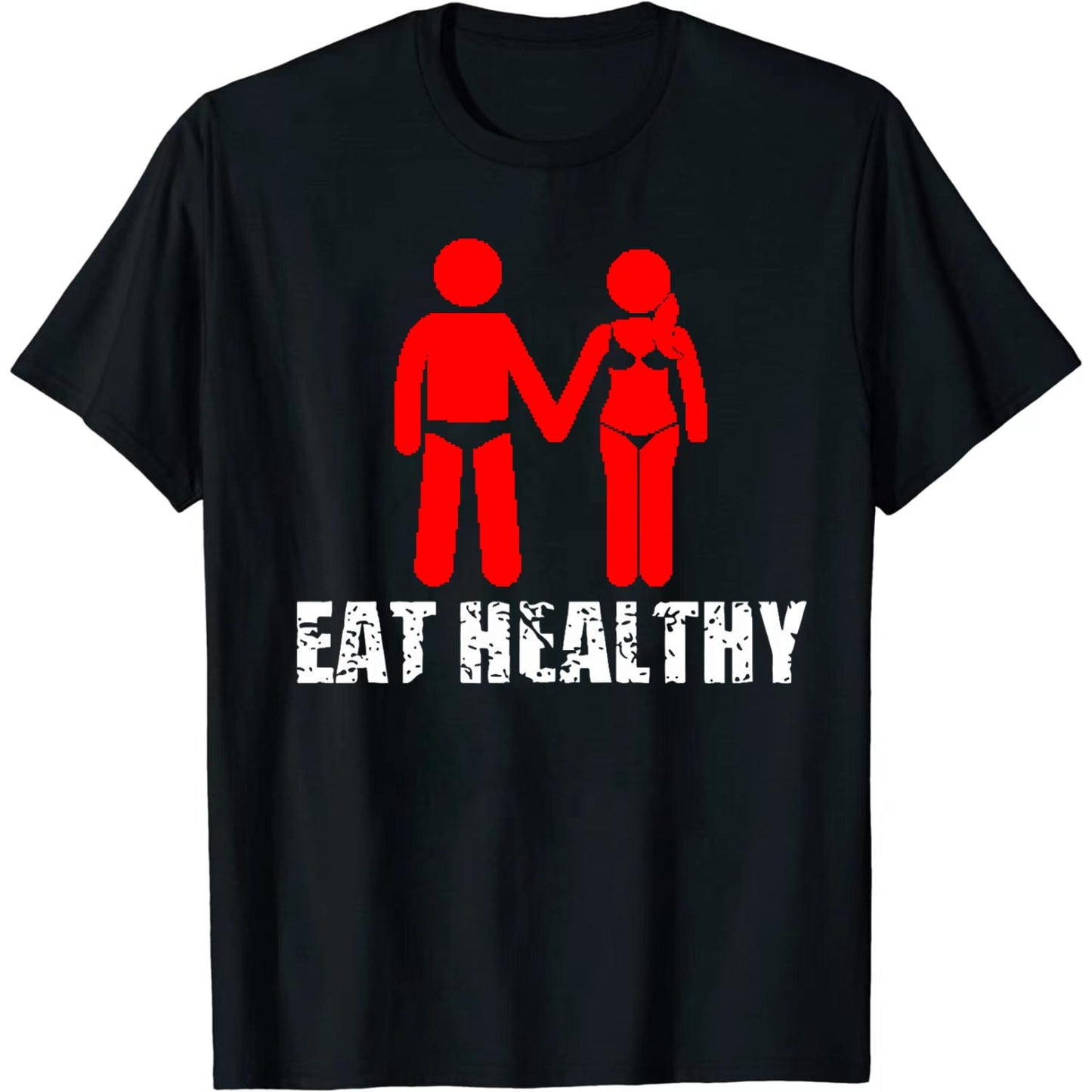 Men Casual 100 Cotton Double Sided Digital Print T Shirt Ideal for Healthy Lifestyle