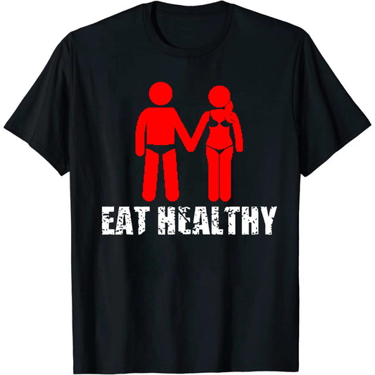 Men Casual 100 Cotton Double Sided Digital Print T Shirt Ideal for Healthy Lifestyle