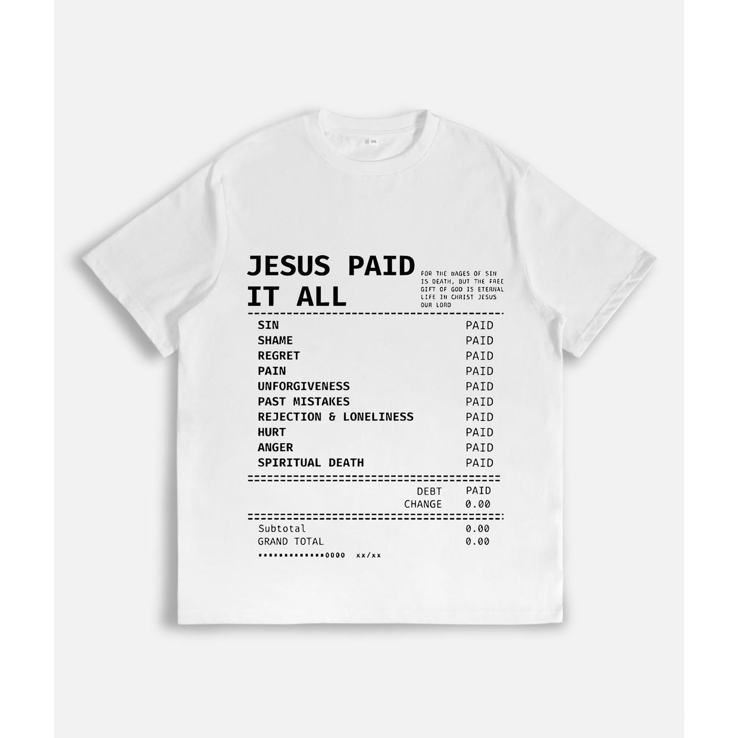 Inspire with Style Unisex T Shirt Featuring Impactful Religious Statement Perfect for Daily Motivation and Trendy Wardrobe Addition