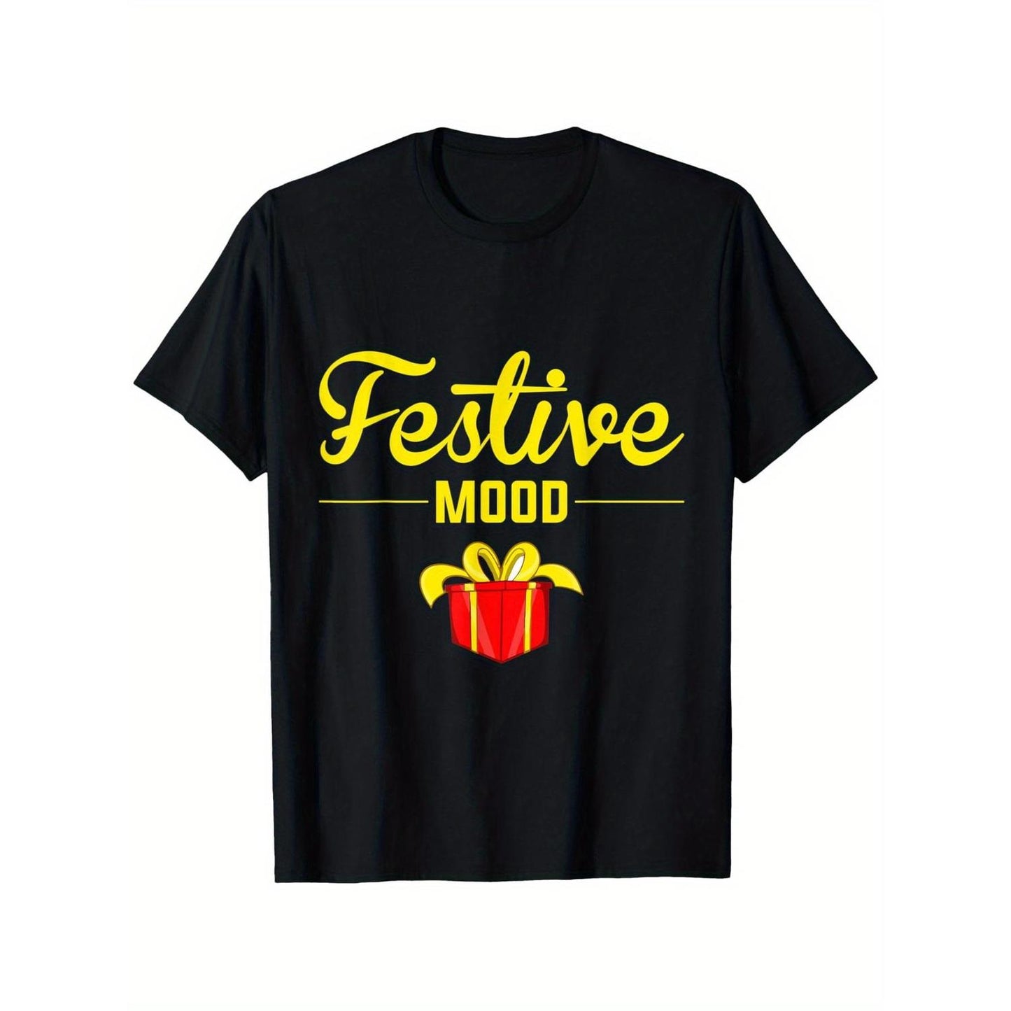 Festive Mood Gift Graphic Holiday Spirit T Shirt