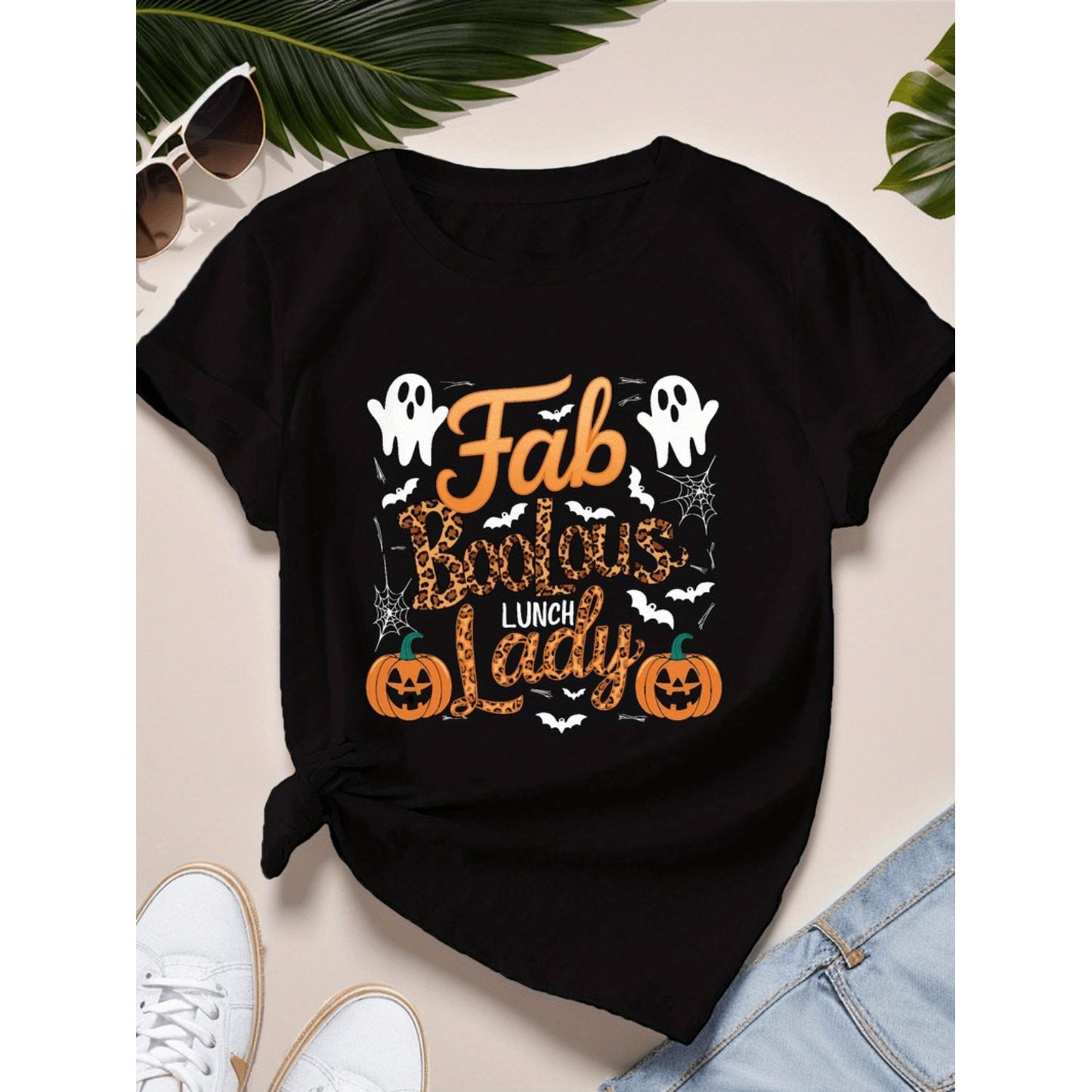 Fabulous Lunch Lady Women's Plus Size Short Sleeve Sports T Shirt