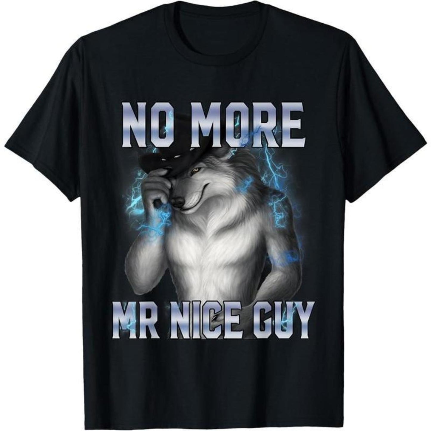 Humorous Alpha Wolf Graphic TShirt for Men and Women Unisex Cotton Casual Wear