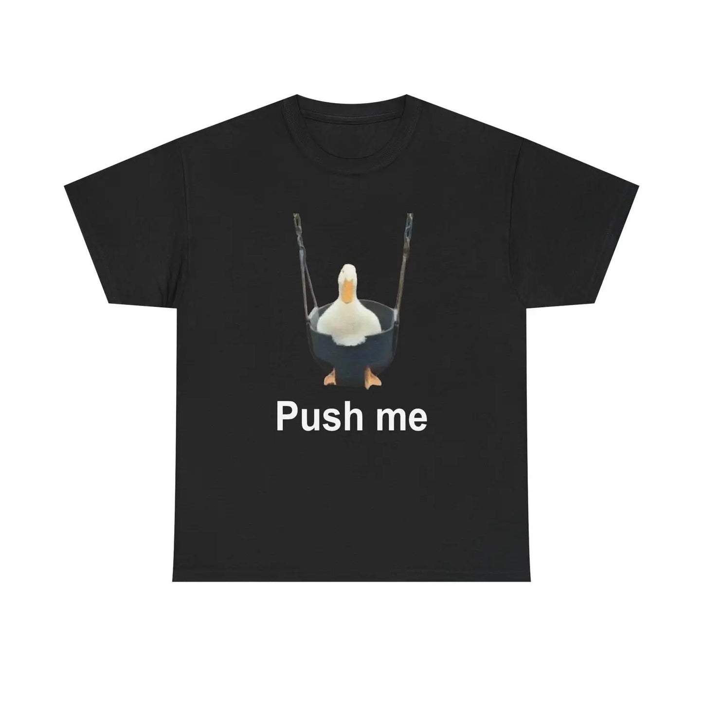 Adorable Duck on Swing T Shirt for All Ages Unique Cotton Tee