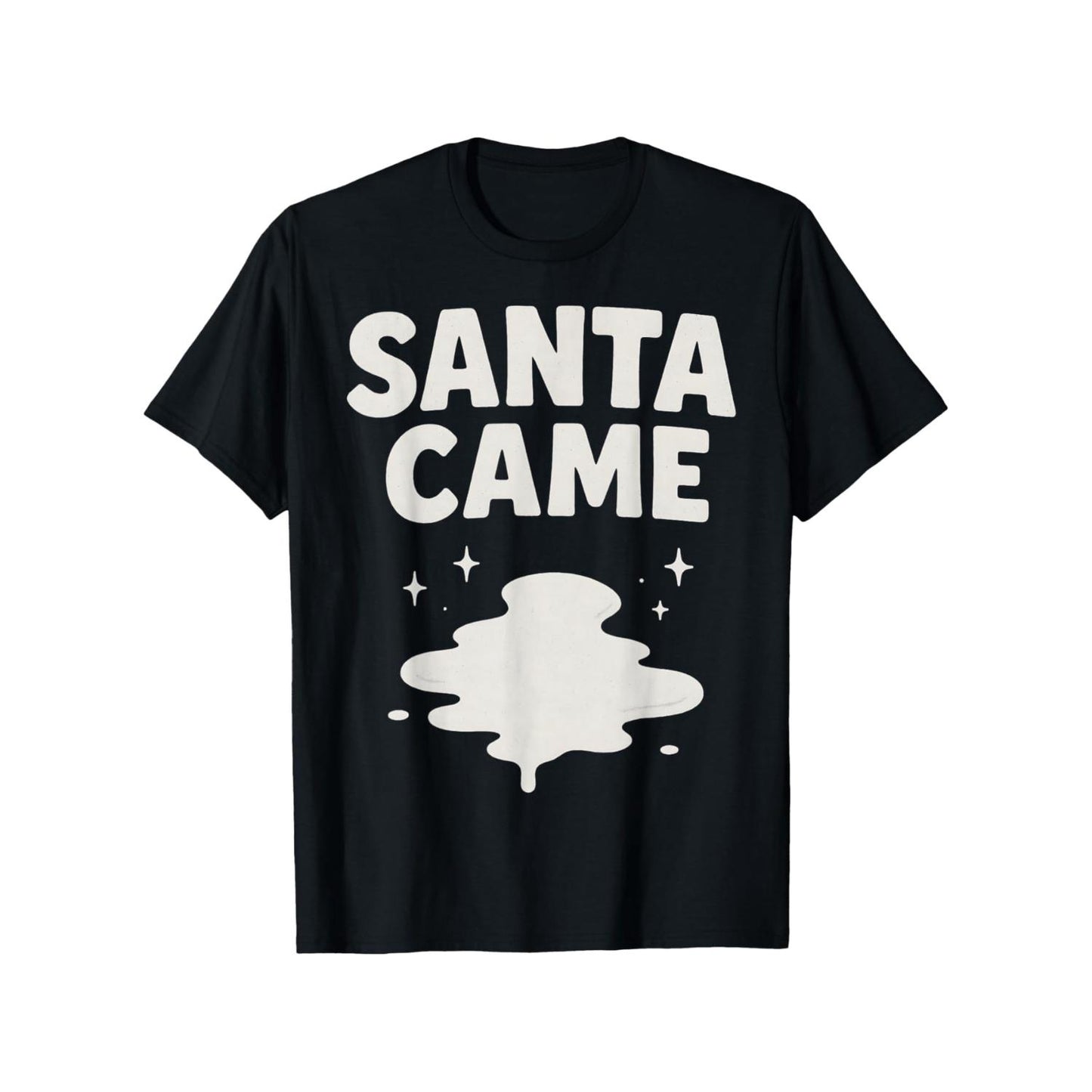 Santa Claus Inappropriate Humor Christmas Funny Graphic T-Shirt