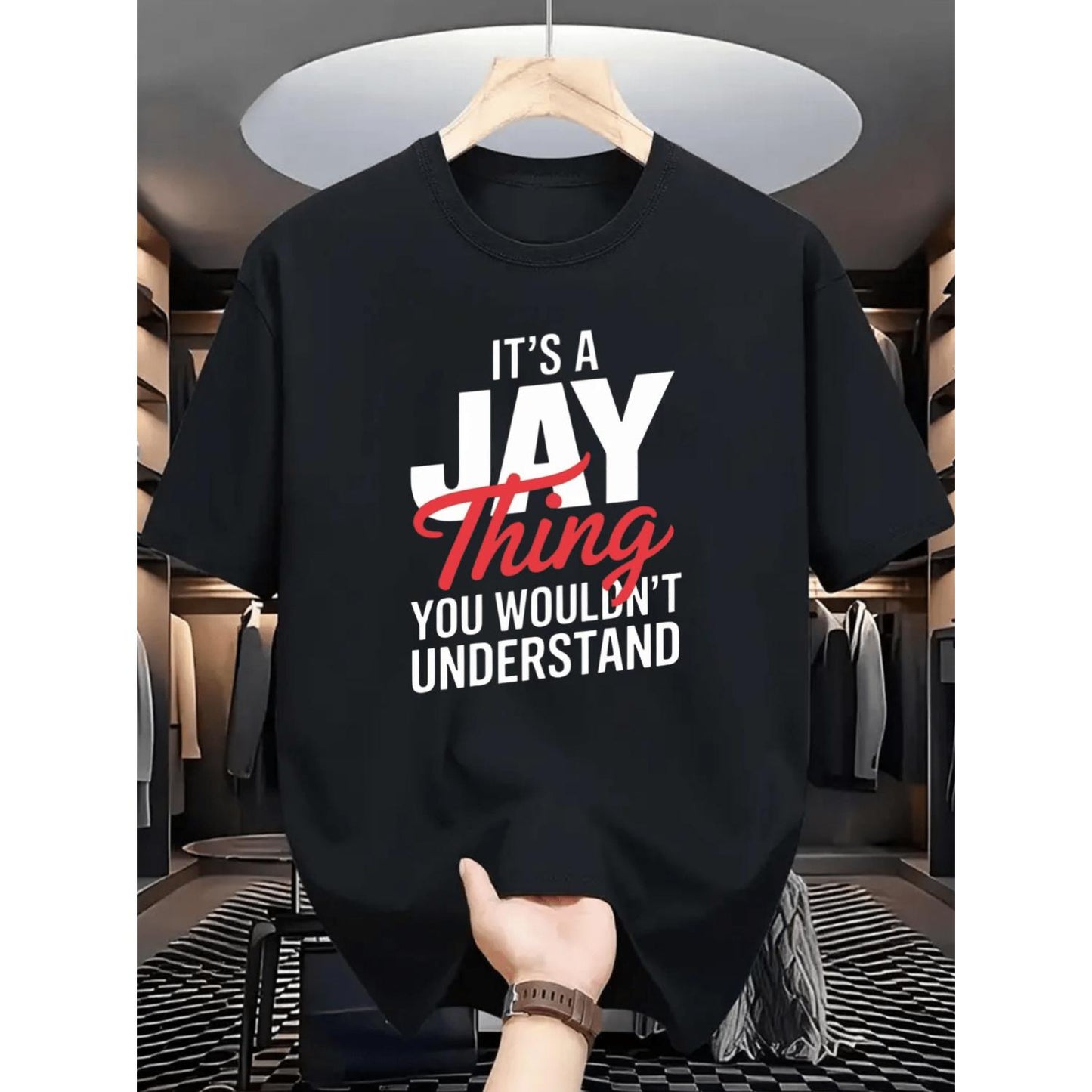 Jay's Unique Design Unisex Black T-Shirt Perfect for Local Community Events Soft Cotton Comfortable Ideal for Holidays Like Easter Halloween and Thanksgiving