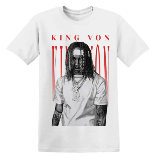Unisex Cotton King Von T Shirt Crew Neck Size S To 3XL Comfortable Streetwear Top For Women
