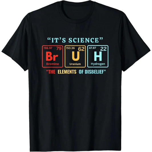 Science Enthusiast Periodic Table Of Elements Meme T Shirt