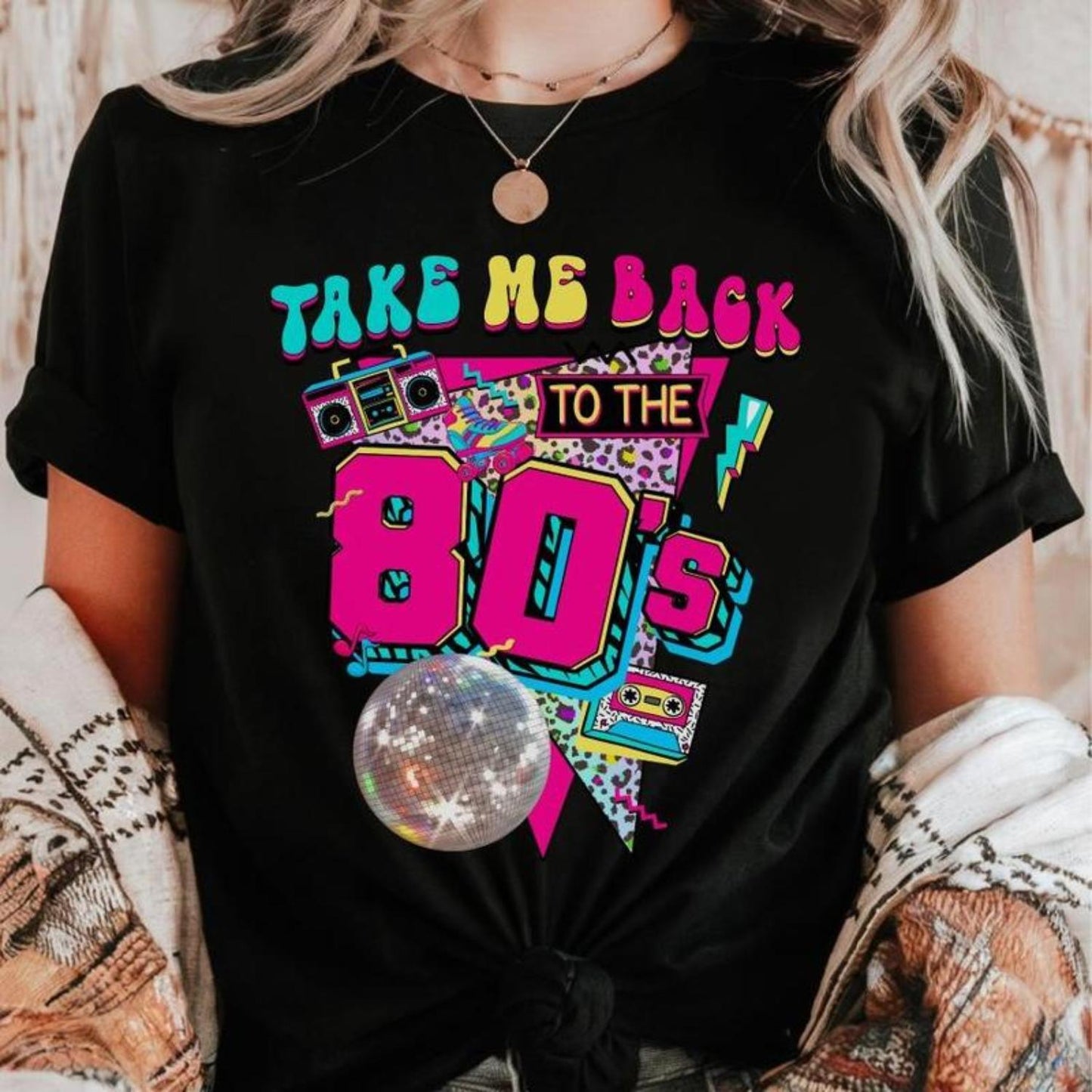 Return to the 80s Unisex Casualwear Featuring American Made Prints