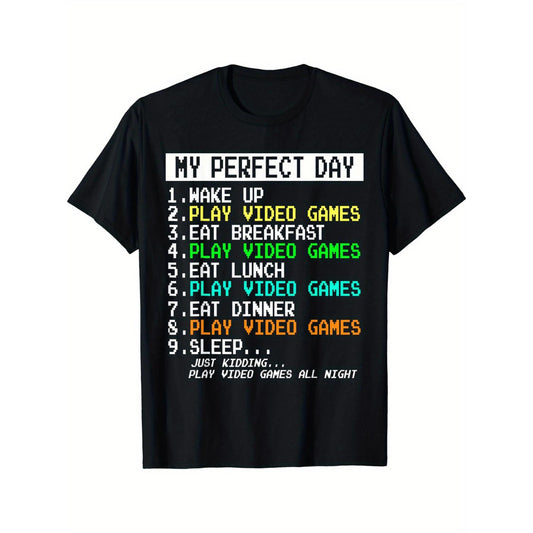 Perfect Day Experience with Video Games and Men's Fashion