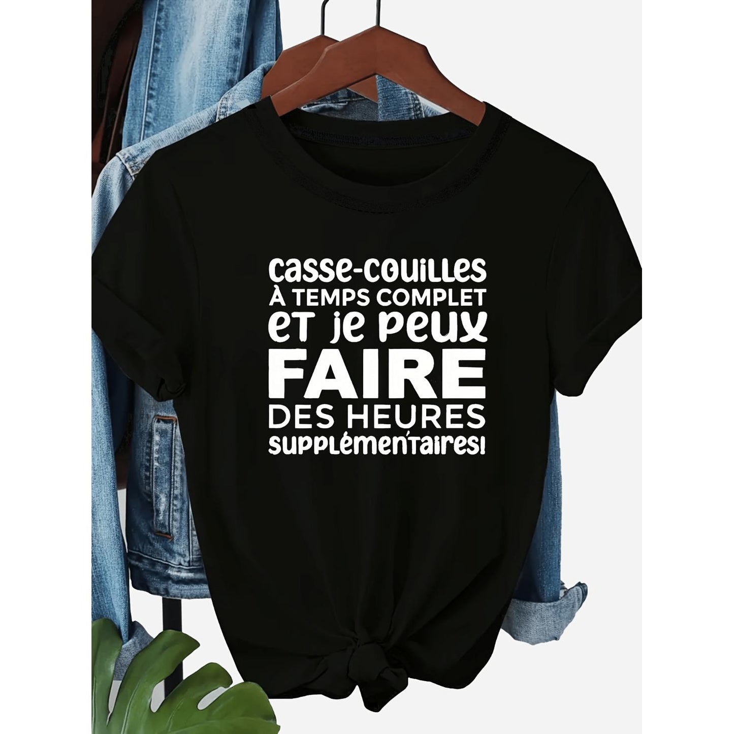 Casual Short Sleeve TShirt for Women Featuring Fair Letter Print Round Neck Design Suitable All Seasons