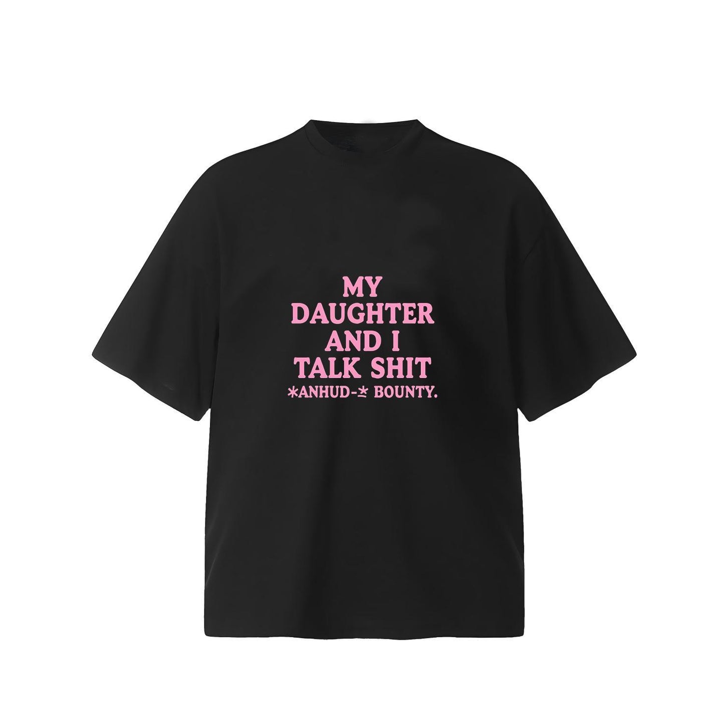 Y2K Grunge Oversized Graphic Tee for Mothers and Daughters Streetwear Aesthetic Black Cotton T Shirt