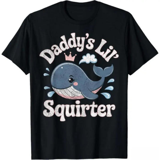 Inappropriate Adult Humor Funny T Shirt Featuring Squirter Theme Casual Unisex Plaid Top