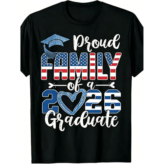2026 Family Tees Casual Short Sleeve Round Neck T Shirt Men S Outdoor Clothing Printed T Shirt Fathers Day