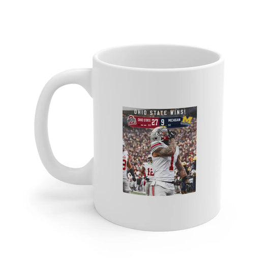 [Mug] Collection Brutus Buckeye Ohio Snow Mug, Ohio Football Team Drinkware, Sport